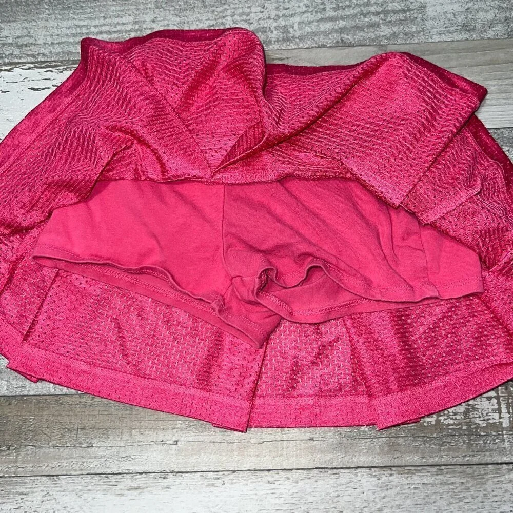 Nike Girl's Mesh Skort Hot Pink Size 5/6Y
